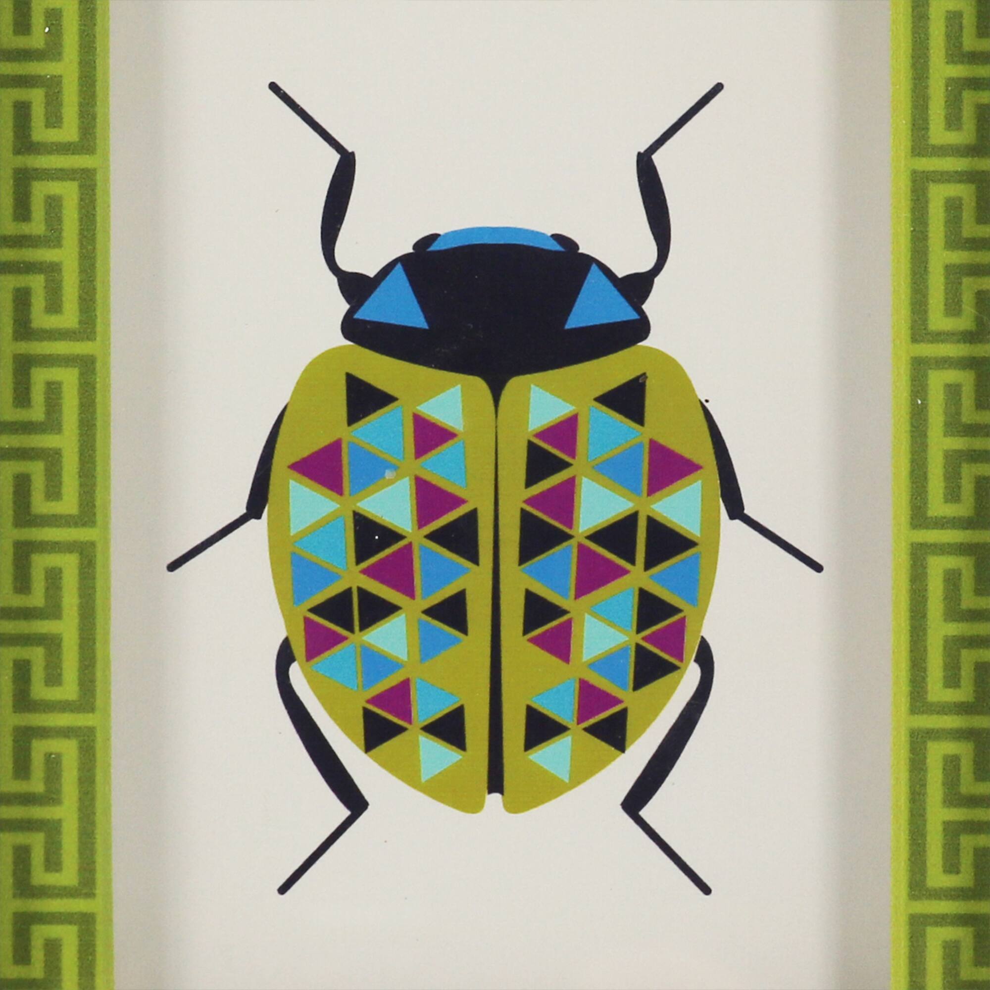 Jonathan Adler x Michaels 5.75" x 7.75" Green Beetle Art
